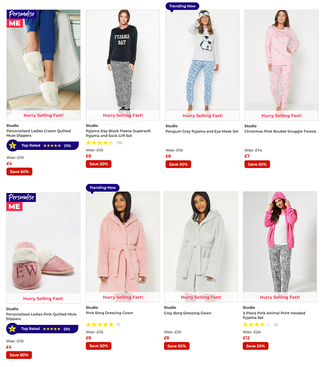 Screenshot of Up To 50% Off Winter Warmers offer at Studio