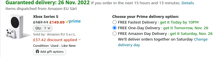 Save an EXTRA 20% Off Amazon Warehouse Items @ Amazon