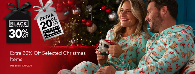 Christmas Black Friday Deals banner from shopDisney