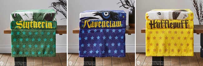 Harry Potter fleece blankets from Dunelm