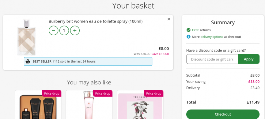 Lloyds pharmacy online fragrance sale