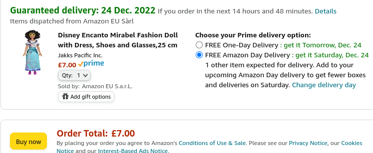Disney Encanto Dolls From £7 @ Amazon