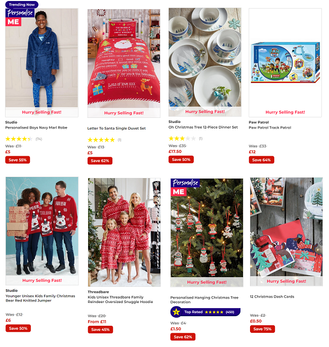 Screenshot of Studio Christmas Sale