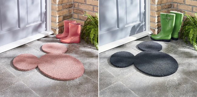 Disney Mickey Shaped Doormat from Dunelm