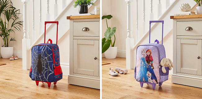 Kids Disney & Marvel Wheeled Backpacks from Dunelm