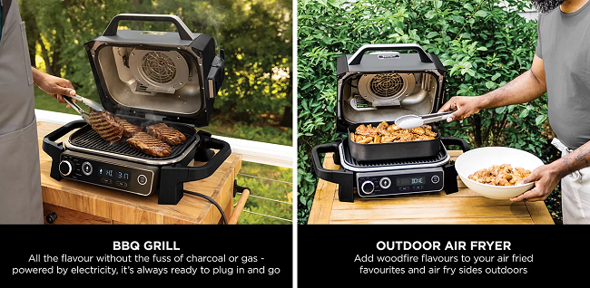 Ninja Woodfire Electric BBQ Grill & Smoker OG701UK