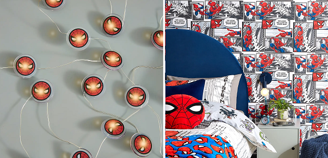 Spider-Man Kids Bedroom Range at Dunelm