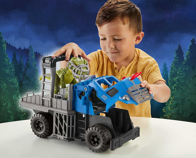 Fisher-Price Imaginext Jurassic World Dominion Break Out Dino Hauler