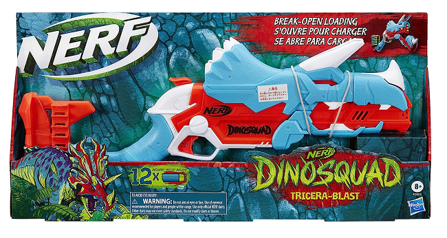 NERF TRICERA-BLAST - Dinosaur Gun! 