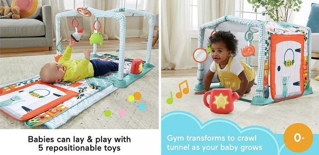 Fisher-Price 3-in-1 Crawl & Play Activity Gym £19.99 @ Amazon