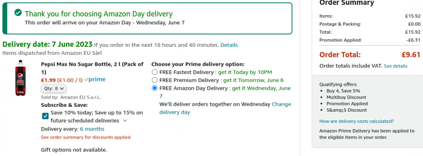 Pepsi 2 Litre Bargains @ Amazon!