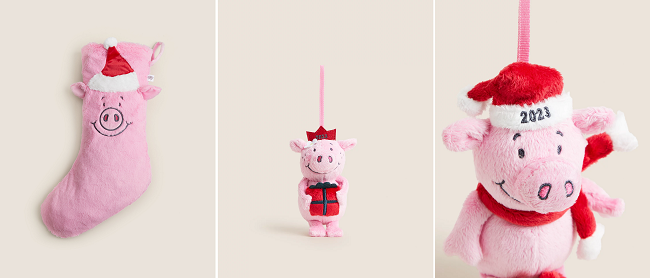 Percy Pig Christmas Decorations Have Arrived at Marks and Spencer!