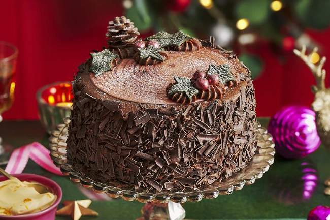Chocolate Log Cake from Tesco