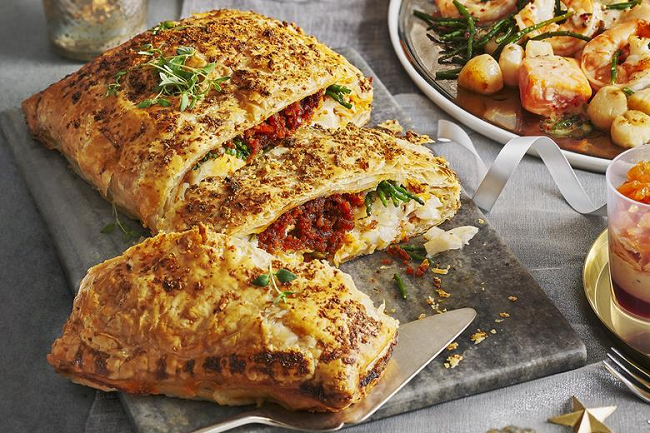 Monkfish and Chorizo Wellington from Tesco