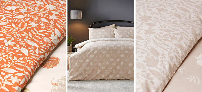 Pumpkin Duvet Covers from Matalan