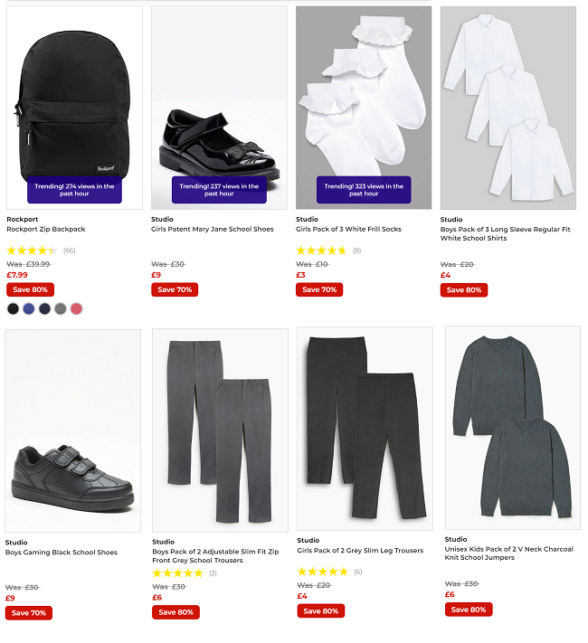 Up To 80% Off Back To School @ Studio