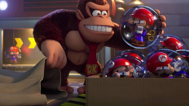 Promotional image for Nintendo Switch Mario vs Donkey Kong game