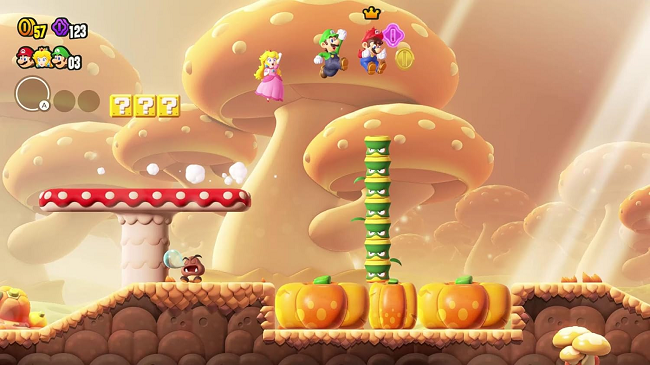 Nintendo Switch Super Mario Bros. Wonder Game £37.49 With Code @ Currys