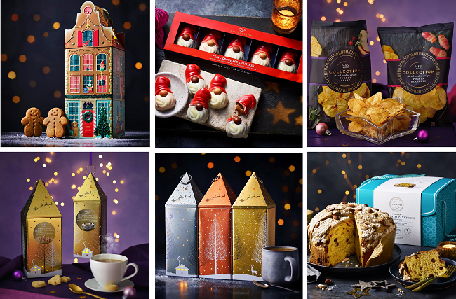 M&S Christmas food from Ocado