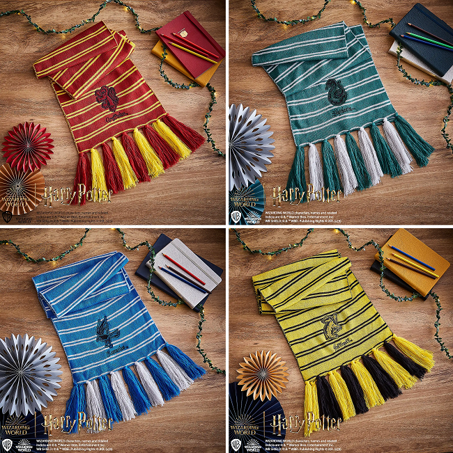 Harry Potter Hogwarts House Scarves