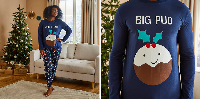 Christmas sales pudding pjs