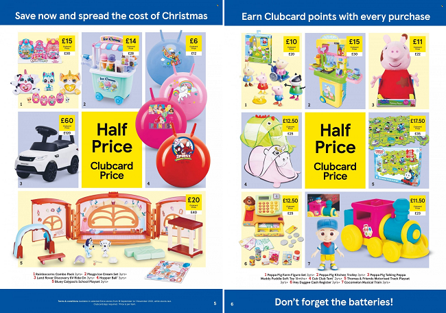 The Tesco Christmas Toy Sale starts on 18th September