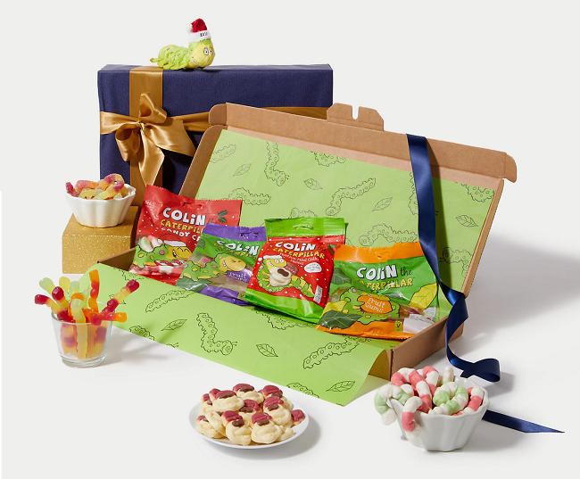 Christmas Colin The Caterpillar Letterbox Gift Set