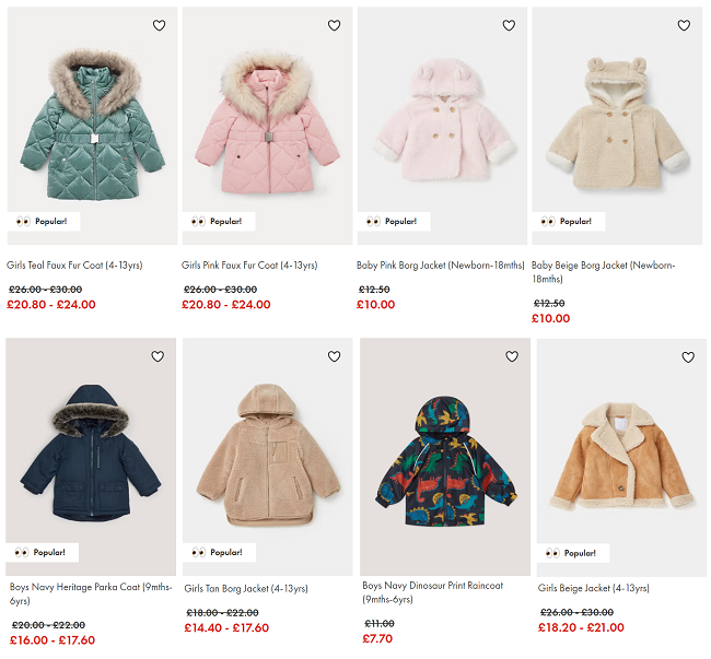 Up To 30% Off Coats & Jackets @ Matalan