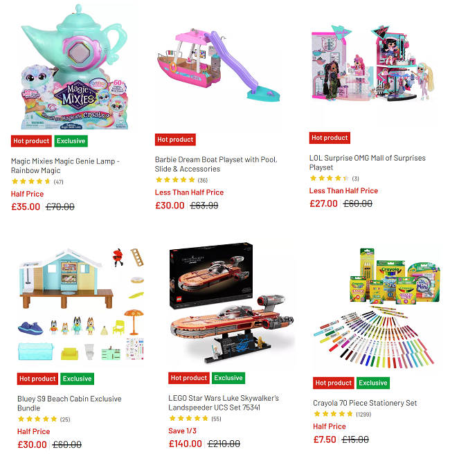 Argos black friday hotsell toy deals