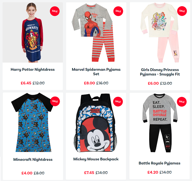 Screenshot of Character End Of Year Sale items
