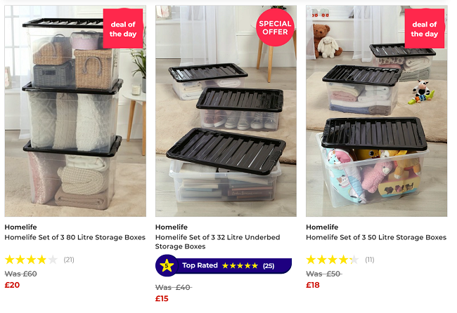 Screenshot of Storage Boxes from Studio