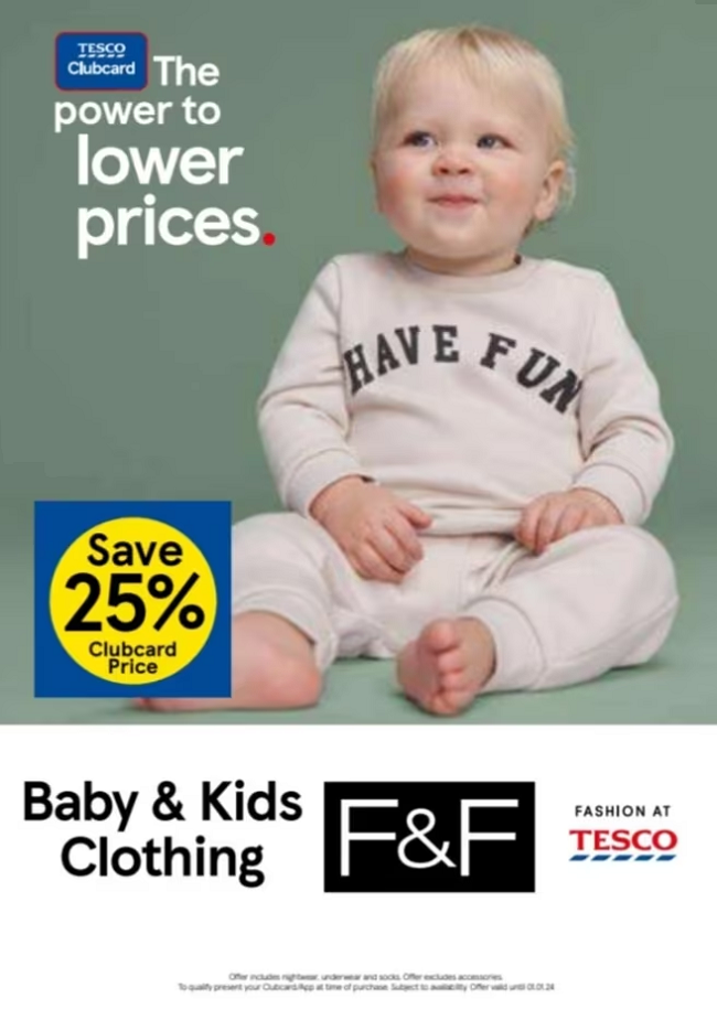 Tesco baby deals clothes online