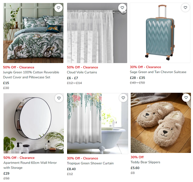 Up To 50 Off Clearance Dunelm