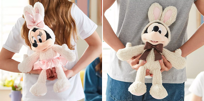 Mickey and Minnie Easter Soft Toys
