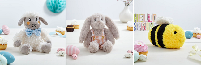 Easter soft toys from Dunelm