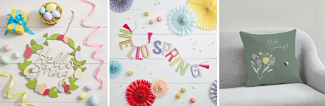 Hello Spring home decorations from Dunelm