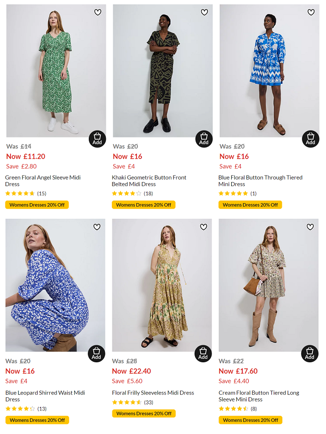 20 Off Women's Dresses Asda