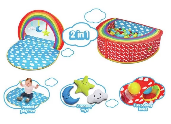 Chad Valley Baby 2-in-1 Play Gym and Ball Pit from Argos
