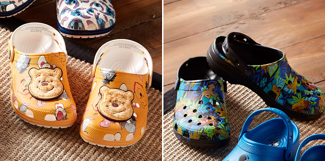Disney Winnie the Pooh Crocs and Lion King Crocs from Disney Store