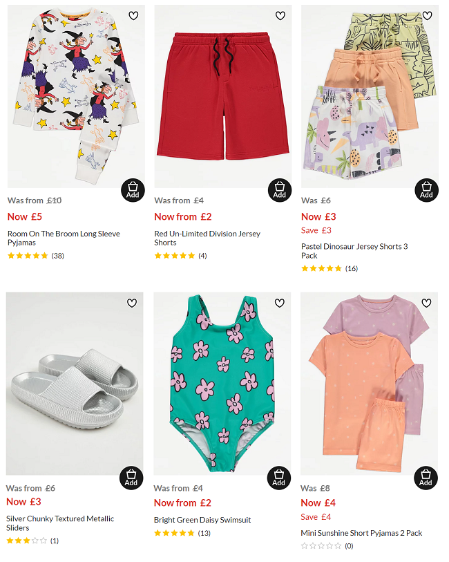 Up To Half Price Summer Sale Asda
