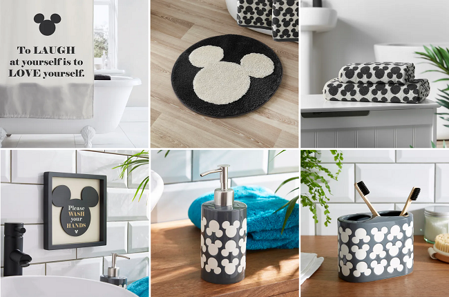 Disney Mickey Mouse Bathroom Range from Dunelm