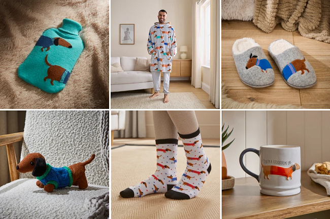 Sam The Sausage Dog Range from Dunelm