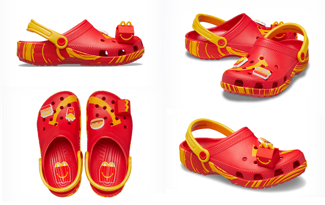 McDonald's Happy Meal x Crocs clogs