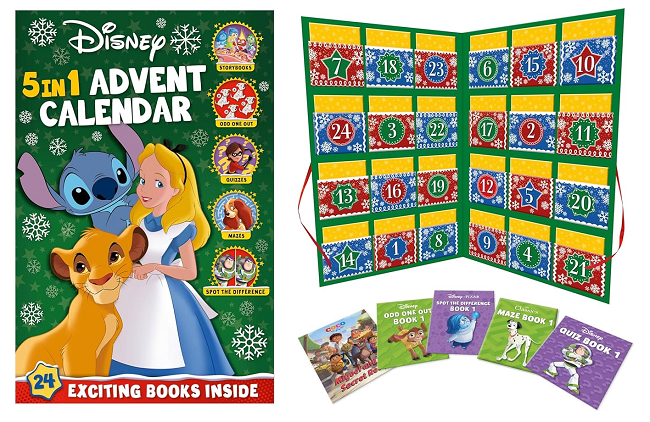 Disney 5-in-1 Book Advent Calendar 2024