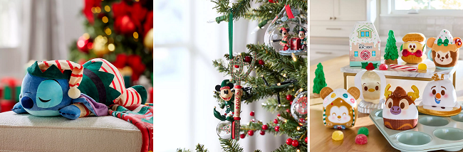 Disney Christmas items from Disney Store