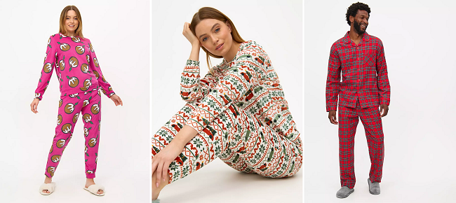 Matching Family Christmas Nightwear from Argos