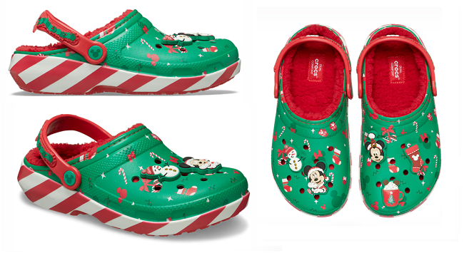Disney Mickey Mouse Christmas Lined Clogs from Crocs