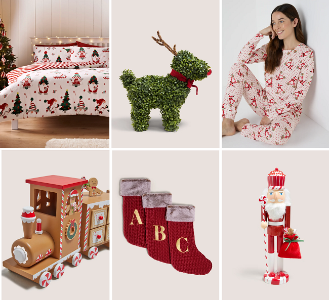 Christmas Shop items from Matalan