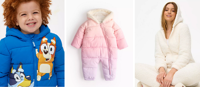 Bluey Coat, Snowsuit and Borg All-in-one from Argos