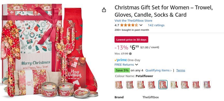 Christmas Gift Set £6.99 @ Amazon/the gift box